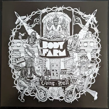 LIVING HELL by BODY FARM - album cover