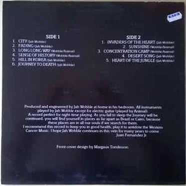 Jah Wobble’s Bedroom Album