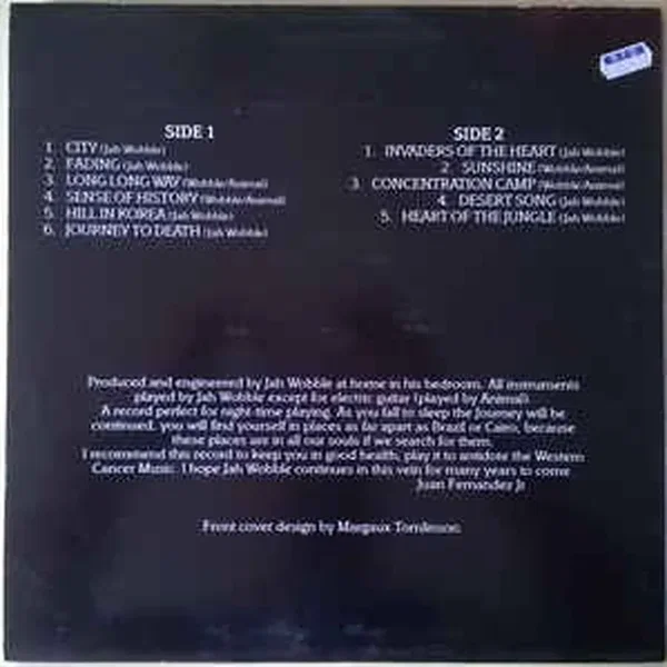Jah Wobble’s Bedroom Album