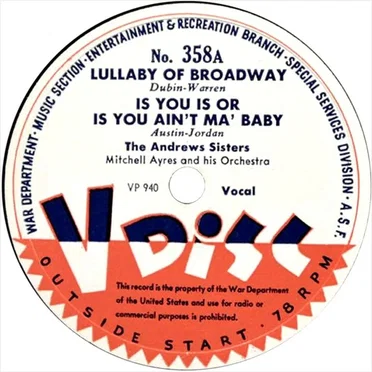 Lullaby of Broadway / Is You Is or Is You Ain’t Ma’ Baby / Some of These Days / How Ya Gonna Keep ’em Down on the Farm