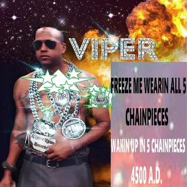 FREEZE ME WEARIN ALL 5 CHAINPIECES - WAKIN UP IN 5 CHAINPIECES 4500 A.D.