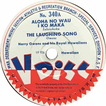Aloha no wau i ko maka / The Laughing Song / Miss Molly / Home in San Antone