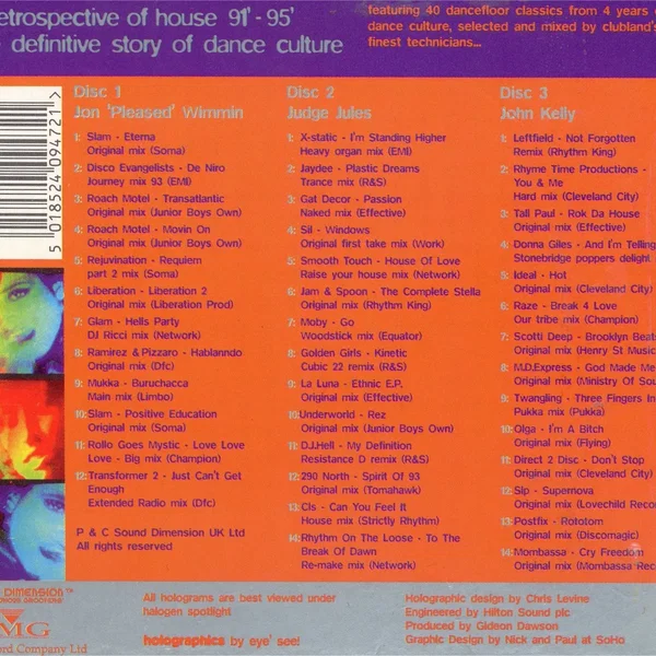 A Retrospective of House 91'-95', Volume One