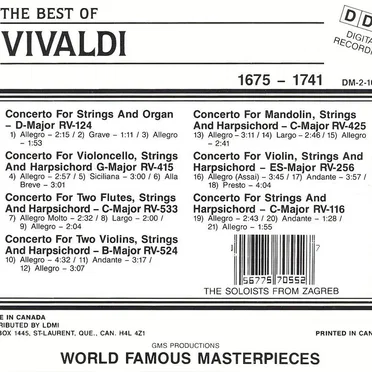 The Best of Vivaldi: 7 All Time Favorite Concertos
