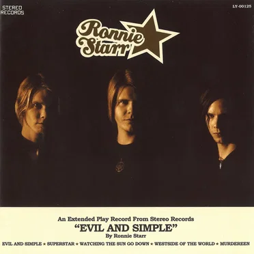 Evil and Simple by Ronnie Starr - album cover