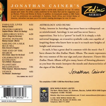 Music for Your Star Sign: Gemini by Jonathan Cainer - album cover