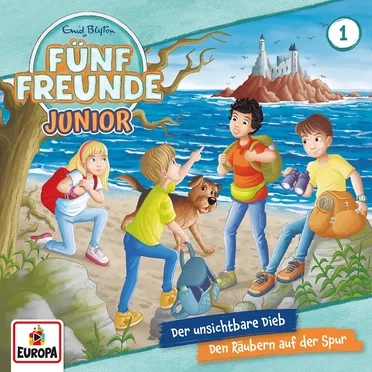 Fünf Freunde Junior 1: Der unsichtbare Dieb / Den Räubern auf der Spur by Enid Blyton - album cover