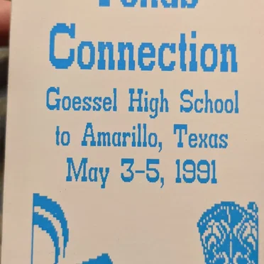 The Texas Connection: Goessel High School to Amarillo, Texas, May 3-5, 1991
