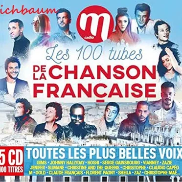 M Radio Les 100 Tubes de la Chanson Française by Various Artists - album cover