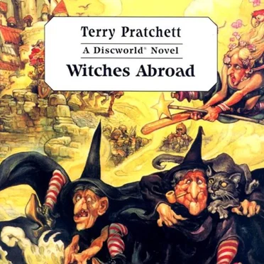 Witches Abroad by Terry Pratchett - album cover