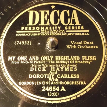 My One and Only Highland Fling / I'll Keep the Lovelight Burning