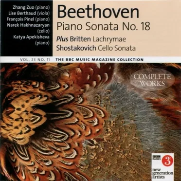 BBC Music, Volume 23, Number 11: Beethoven: Piano Sonata no. 18 / Britten: Lachrymae / Shostakovich: Cello Sonata