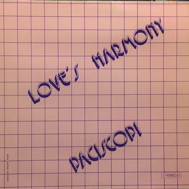 Love's Harmony by Paciscopi - album cover