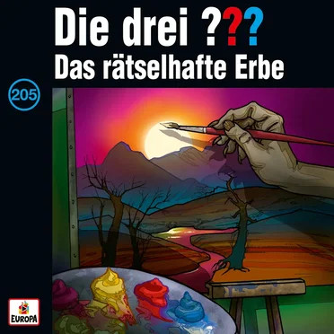 Die drei ??? 205: Das rätselhafte Erbe by Die drei ??? - album cover
