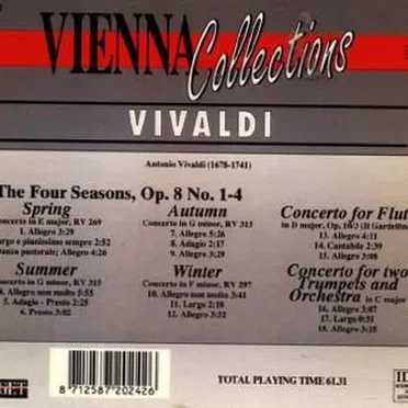 Vienna Collections: Vivaldi: The Four Seasons / Concerto for Flute
