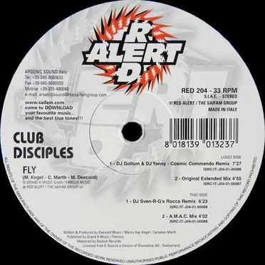 Fly by Club Disciples - album cover