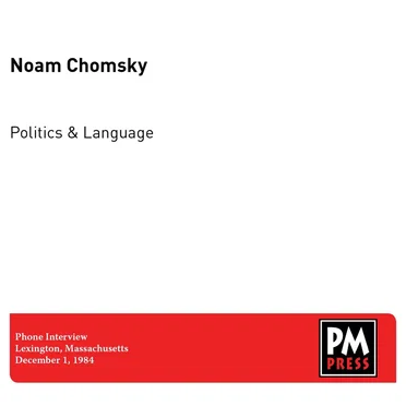 Politics and Language by Noam Chomsky - album cover