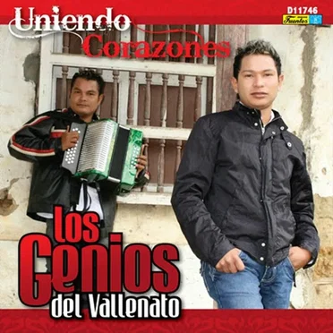 Uniendo corazones by Los genios del vallenato - album cover
