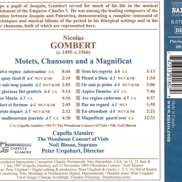 Motets / Chansons / Magnificat