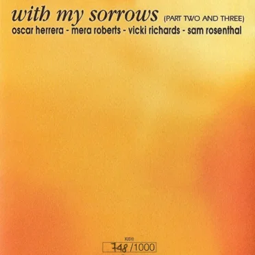 With My Sorrows by Black Tape for a Blue Girl - album cover