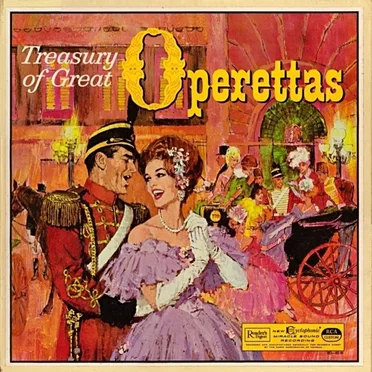 Treasury of Great Operettas by Various Artists - album cover