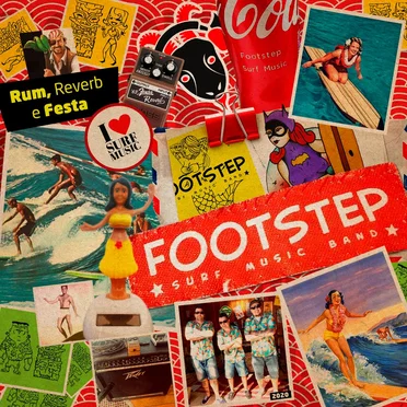 Rum, Reverb e Festa by Footstep Surf Music Band - album cover