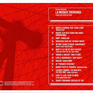 Mixmag Presents: La Musica Tremenda (Tunes We Loved in 2000) by Various Artists - album cover
