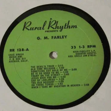 Rural Rhythm Presents G.M. Farley