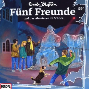 Fünf Freunde, Episode 59: und das Abenteuer im Schnee by Enid Blyton - album cover