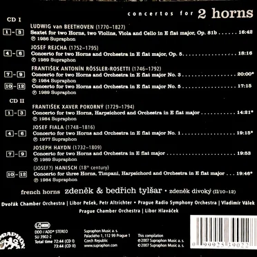 Concertos for 2 Horns and Orchestra