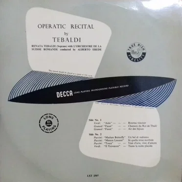 Operatic Recital by Tebaldi