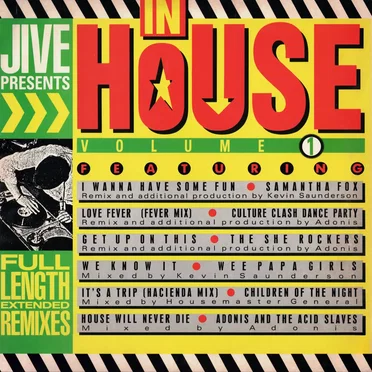 Jive Presents “In House” Volume 1 by Various Artists - album cover
