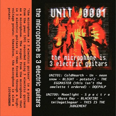 the microphone is 3 electric guitars - UNIT 0001 (tape edition)