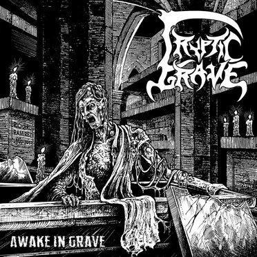 Awake In A Grave by Cryptic Grave - album cover