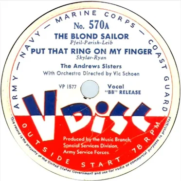 The Blond Sailor / Put That Ring on My Finger / Minka / McNamara’s Band