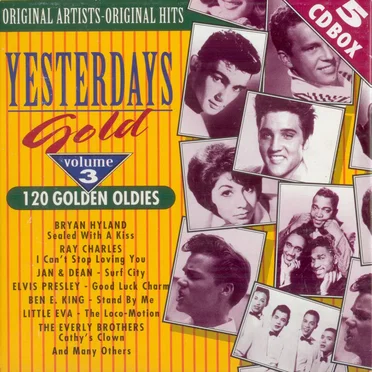 Yesterdays Gold: 120 Golden Oldies, Volume 3 by Various Artists - album cover