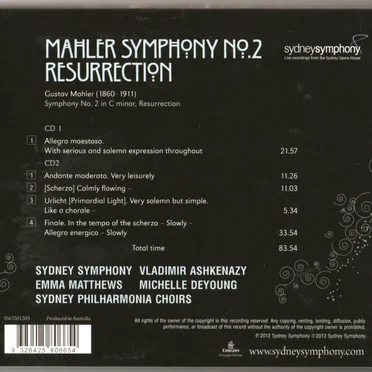 Symphony no. 2 “Resurrection”