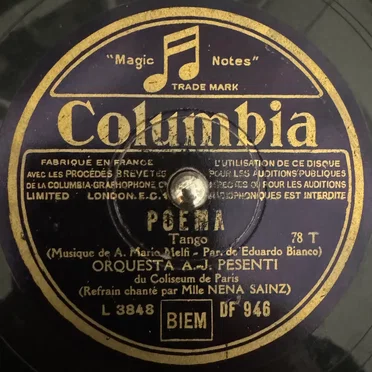 Poema / Tahiti by Orquesta A.J. Pesenti du Coliseum de Paris - album cover
