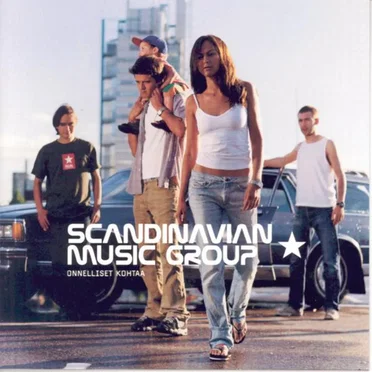 Onnelliset kohtaa by Scandinavian Music Group - album cover