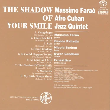 The Shadow of Your Smile by Massimo Faraò Afro Cuban Jazz Quintet - album cover