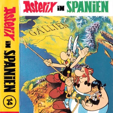 Asterix 14: in Spanien by René Goscinny - album cover