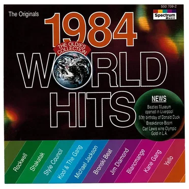 World Hits 1984 by Various Artists - album cover