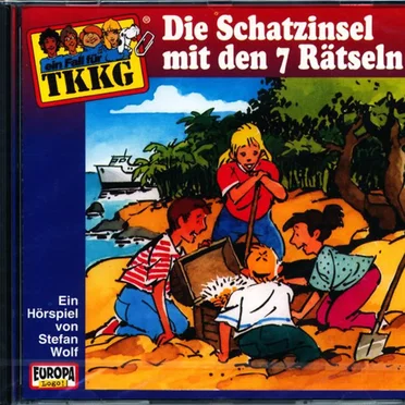TKKG: Die Schatzinsel mit den 7 Rätseln by Stefan Wolf - album cover