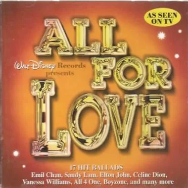 All for Love by Various Artists - album cover
