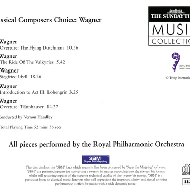 Classical Composers Choice No. 3: Wagner