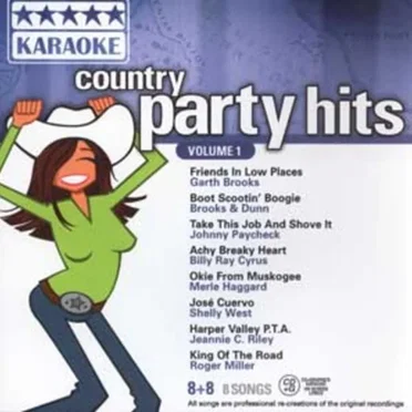 Karaoke: Country Party Hits Volume 1 by Compass Productions - album cover