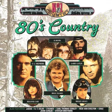 Number 1 Country: 80's Country by Various Artists - album cover