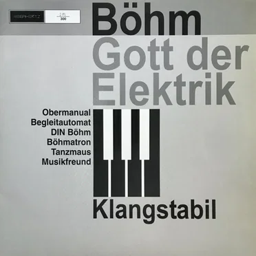Böhm Gott der Elektrik