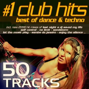 #1 Club Hits 2008: Best of Dance & Techno by Various Artists - album cover