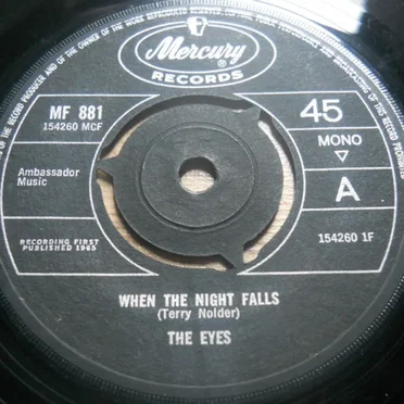 When the Night Falls by The Eyes - album cover